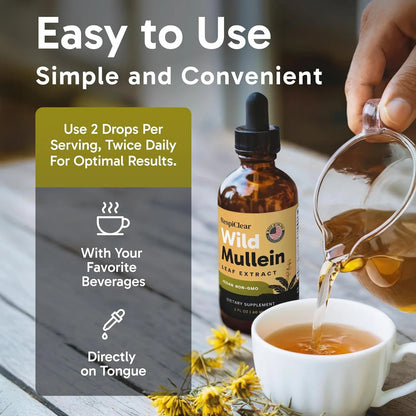 New Maximum Potency Mullein Drops For Smokers | RespiClear